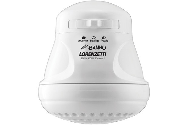 Chuveiro Elétrico 5500w 220v Maxi Banho Branco - Branco - Lorenzetti | C&C